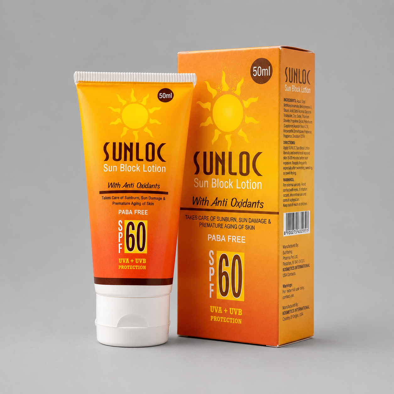 Sunloc ( Sunblock SPF 60 )