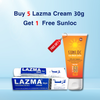 Buy 5 Lazma 30g and get a Sunloc of Rs399 Free!