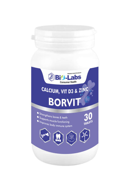 Borvit ( For Stronger Bones and Muscles ) - Bio - Labs Consumer Health