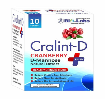 Cralint – D ( For Urinary Tract Infection ) - Bio-Labs Consumer Health