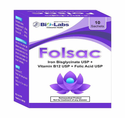 Folsac ( Increases Hb Level ) - Bio-Labs Consumer Health