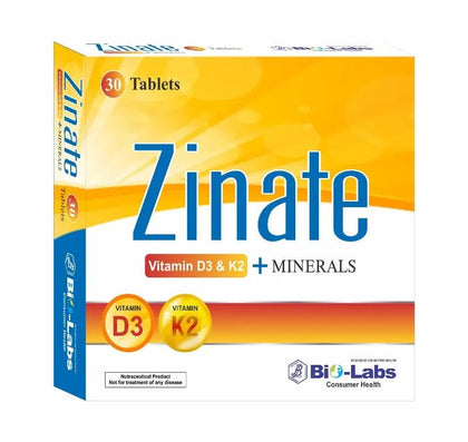 Zinate ( for Stronger Muscles and Bones ) - Bio-Labs Consumer Health
